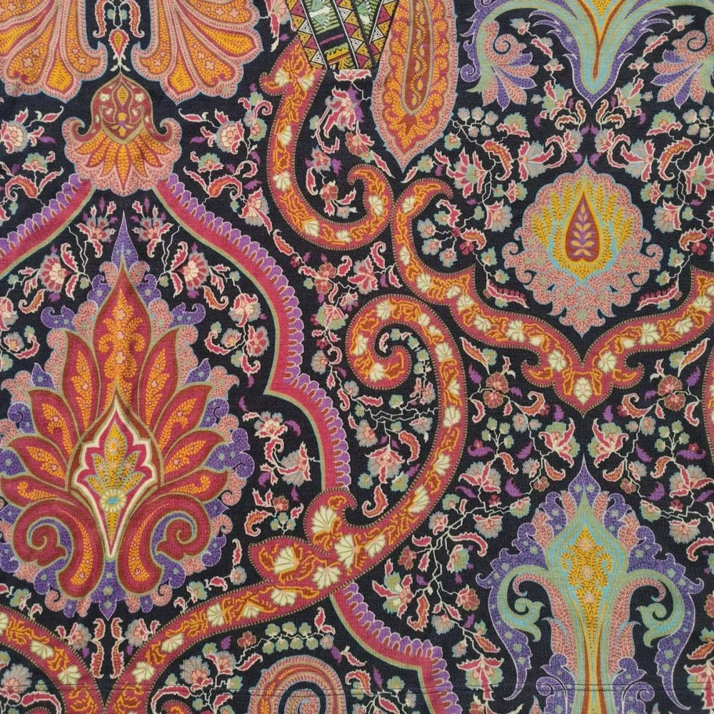 NWT ETRO  100% Wool Maglia Palm Springs V-neck Paisley Pullover Sweater Top. 8 - Picture 5 of 8